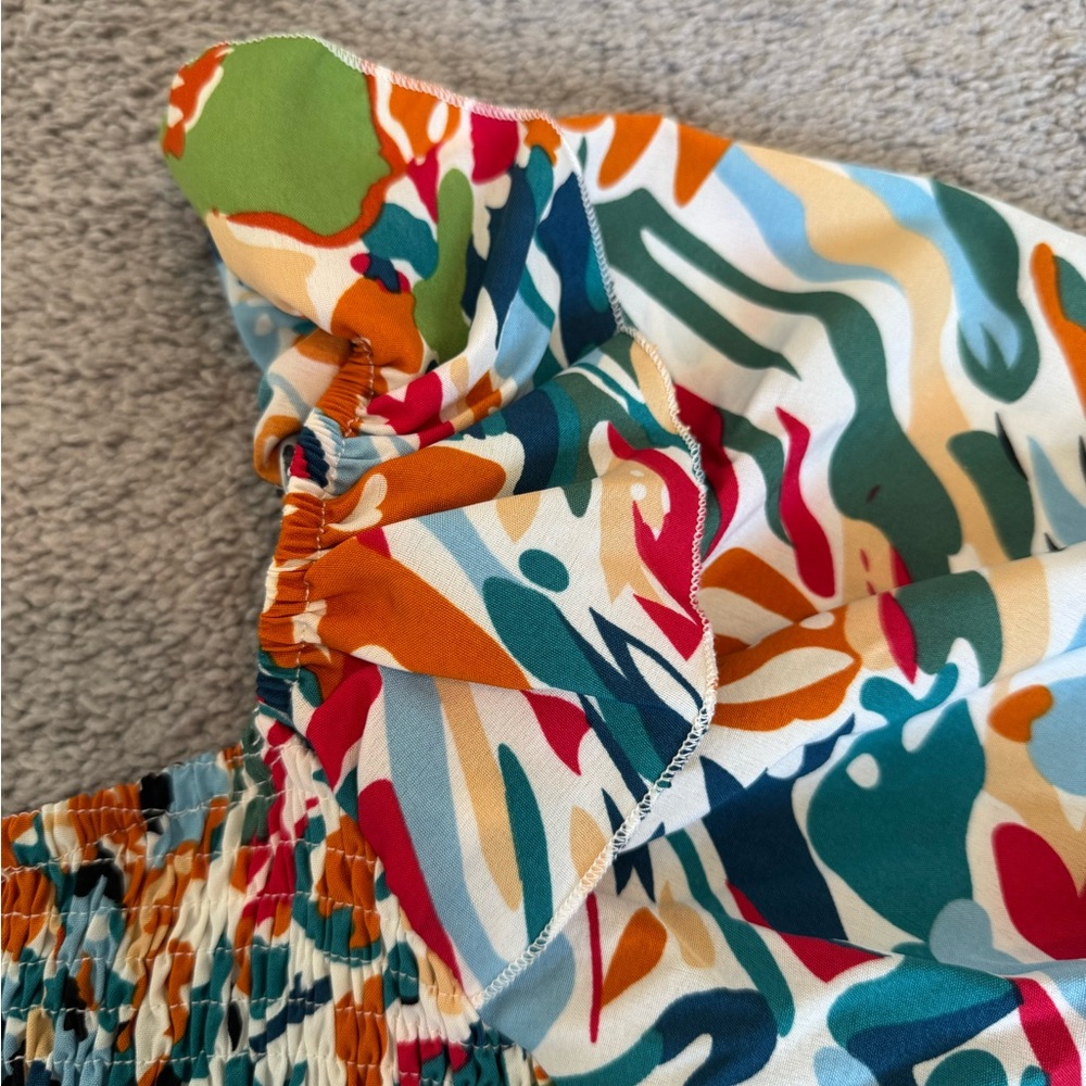 Multicolor Abstract Print Top - Picture 4 of 5